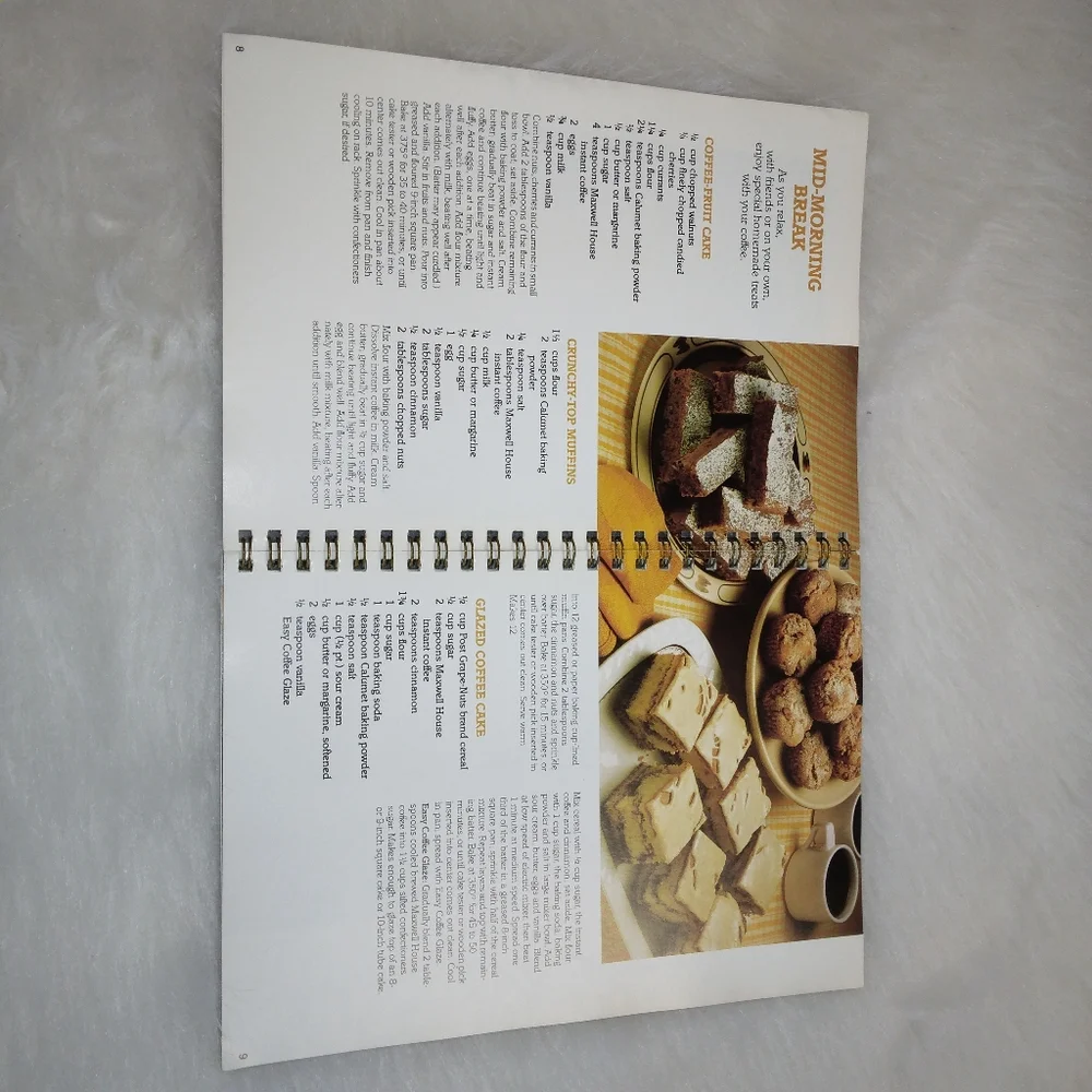 BOOK Coffee Makes It Delicious, the coffee cookbook from Maxwell House C…
